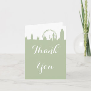 Tarjeta De Agradecimiento El fiesta sabio del horizonte de Londres le