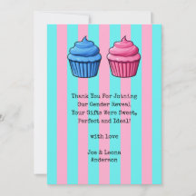 El género de la tarta revela azul y rosa