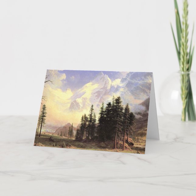 Tarjeta De Agradecimiento El Glaciar Morteratsch, Pontresina, arte de primer (Anverso)