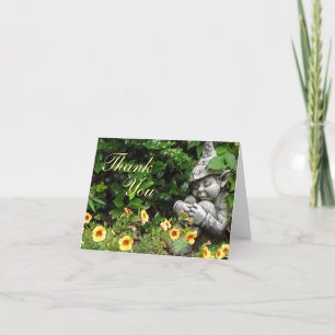 Tarjeta De Agradecimiento El gnomo del jardín le agradece