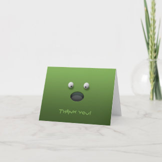 Tarjeta De Agradecimiento ¡El golf le agradece!