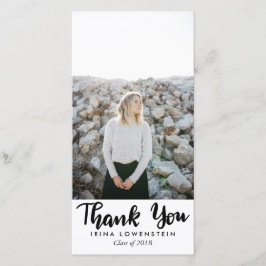 Tarjeta De Agradecimiento El graduado casual le agradece