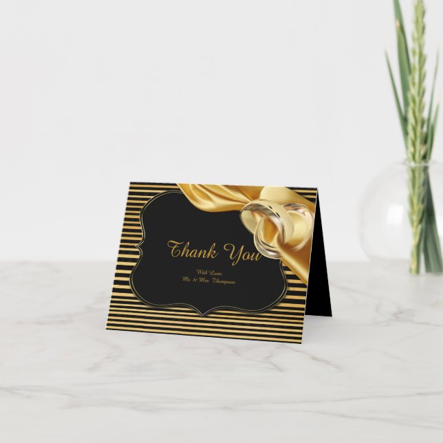Tarjeta De Agradecimiento El Gran Gatsby Gracias (Anverso)