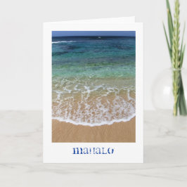 Tarjeta De Agradecimiento El Hawaiian le agradece cardar