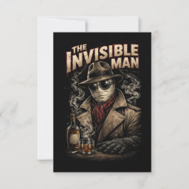 Tarjeta De Agradecimiento El hombre invisible