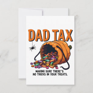 Tarjeta De Agradecimiento El impuesto a papá asegura que no hay trucos