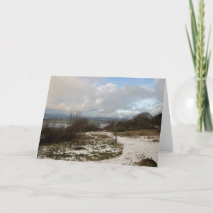 Tarjeta De Agradecimiento El invierno del río Kent