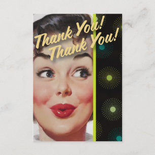 Tarjeta De Agradecimiento El kitsch Bitsch: ¡Gracias! ¡Gracias!