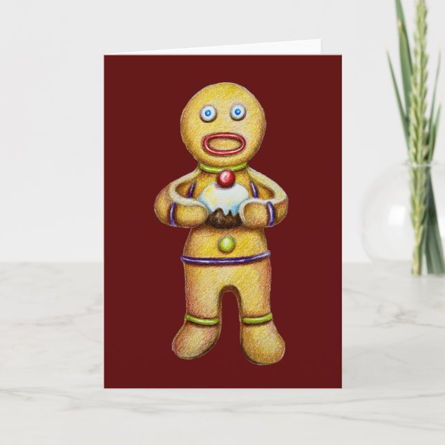 Tarjeta De Agradecimiento El ladrón del pudding (Anverso)