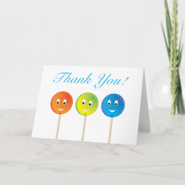 Tarjeta De Agradecimiento El Lollipop le agradece cardar