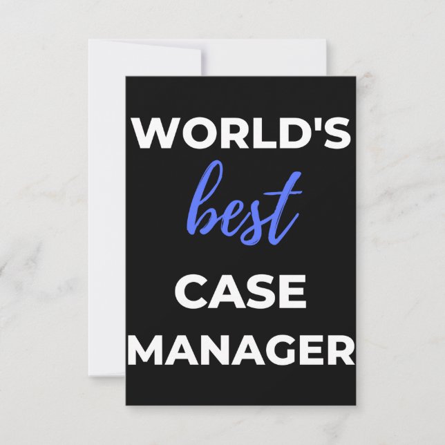 Tarjeta De Agradecimiento El mejor director de Fundas del mundo (Anverso)