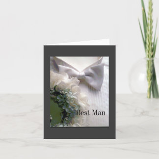 Tarjeta De Agradecimiento El mejor hombre