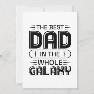 Tarjeta De Agradecimiento El Mejor Papá En Toda La Galaxia