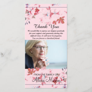 Tarjeta De Agradecimiento El monumento de la condolencia de la foto le