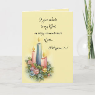 Tarjeta De Agradecimiento El navidad del día de fiesta le agradece escritura