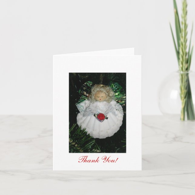 Tarjeta De Agradecimiento ¡El navidad le agradece! (Anverso)