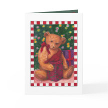 el navidad teddybear le agradece presenta