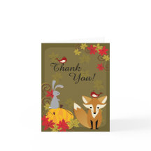 El otoño lindo de los animales del Fox y del