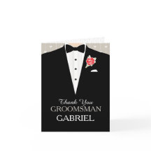 El padrino de boda le agradece cardar