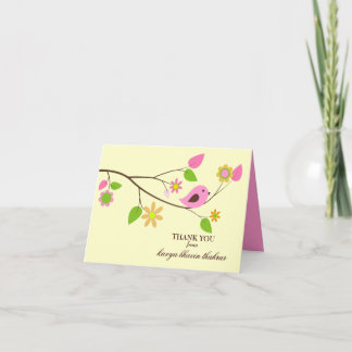 Tarjeta De Agradecimiento El pájaro dulce de la CROMATOGRAFÍA GASEOSA el |