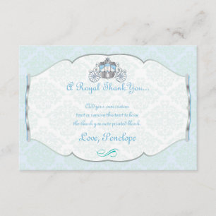 Tarjeta De Agradecimiento El pequeño príncipe, estilo del Victorian le