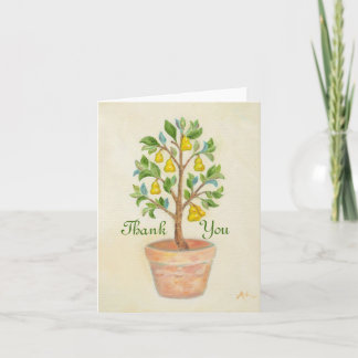 Tarjeta De Agradecimiento El peral le agradece cardar