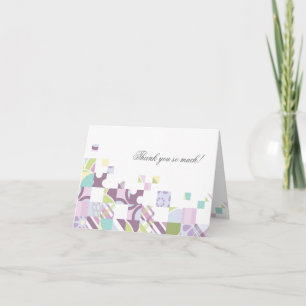 Tarjeta De Agradecimiento El personalizable le agradece cardar: Edredón