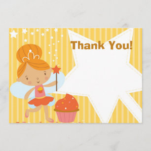 Tarjeta De Agradecimiento El personalizable le agradece - princesa de hadas