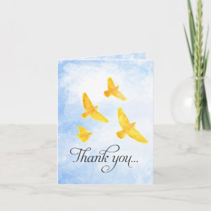 Tarjeta De Agradecimiento El personalizado le agradece cardar