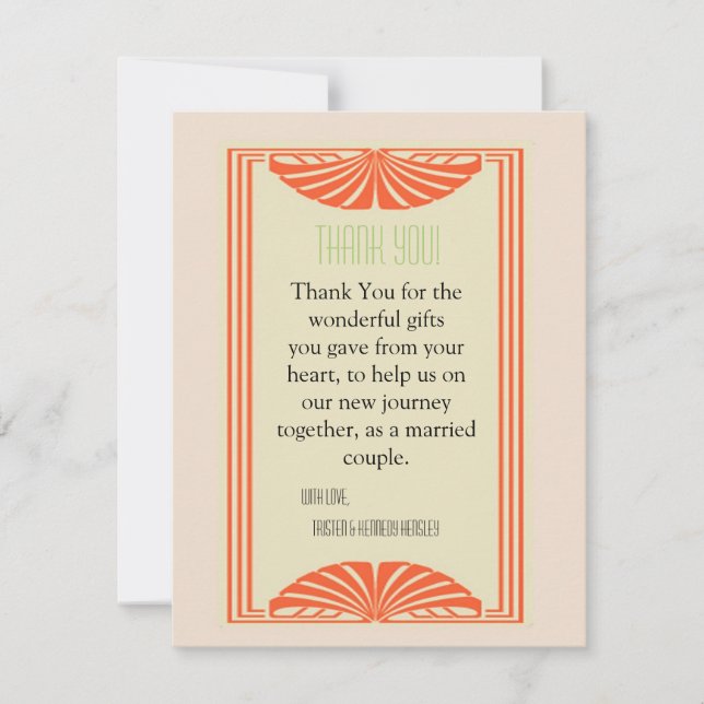 Tarjeta De Agradecimiento el PLANO 4x5 le agradece cardar la frontera del (Anverso)