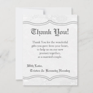 Tarjeta De Agradecimiento el PLANO 4x5 le agradece cardar la impresión