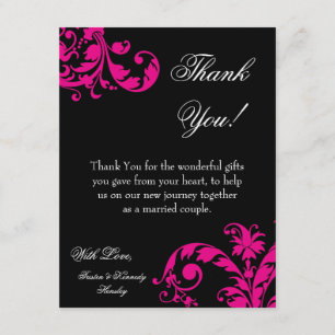 Tarjeta De Agradecimiento el PLANO 4x5 le agradece cardar las rosas fuertes