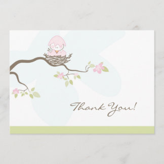 Tarjeta De Agradecimiento El plano de Baby Shower le agradece cardar - el