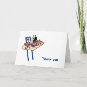 Tarjeta De Agradecimiento El primero de Las Vegas B&G le agradece las