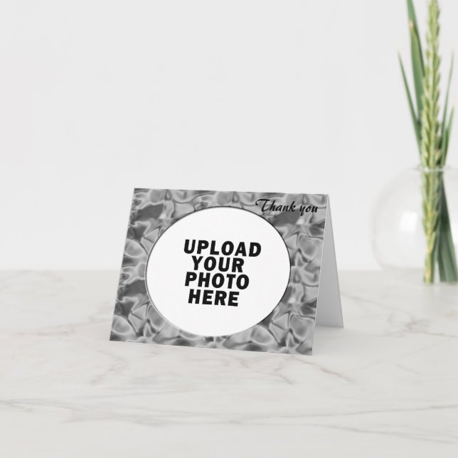 Tarjeta De Agradecimiento El regalo de boda "le agradece" cardar (Anverso)