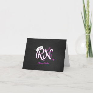 Tarjeta De Agradecimiento El RN personalizado le agradece carda, idea del