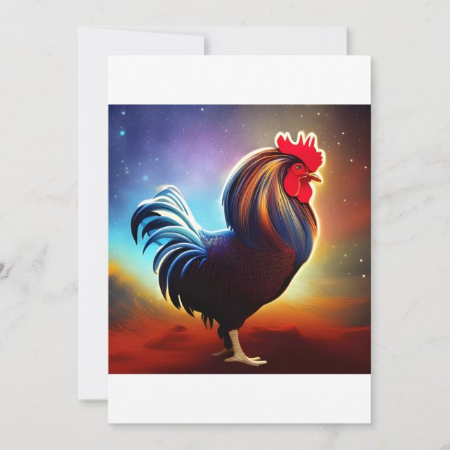 Tarjeta De Agradecimiento El Rooster (Anverso)