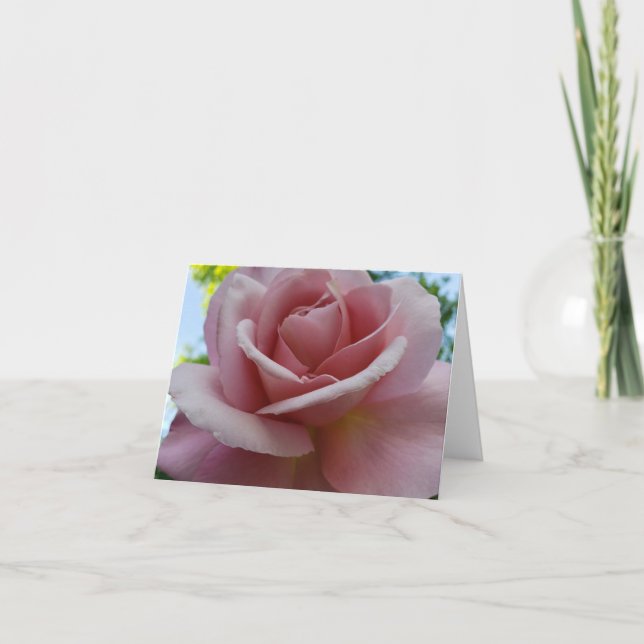 Tarjeta De Agradecimiento El rosa reveló secretos internos y paz (Anverso)