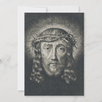 El Santo Rostro coronado de espinas