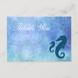 Tarjeta De Agradecimiento El Seahorse le agradece