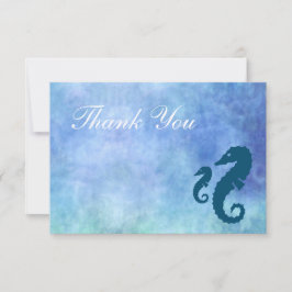 Tarjeta De Agradecimiento El Seahorse le agradece
