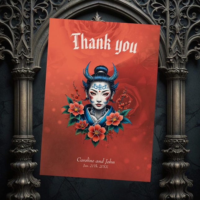 Tarjeta De Agradecimiento El secreto de la belleza pálida, (Subido por el creador)