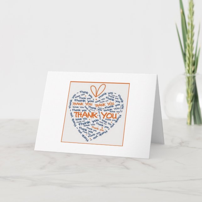 TARJETA DE AGRADECIMIENTO EL "SIGNIFICADO DE LA AMISTAD" Y UN GRACIAS TAMBIÉ (Anverso)