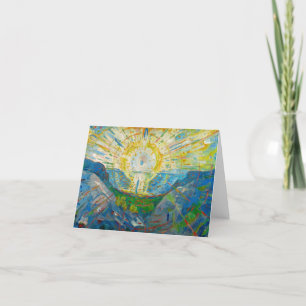 Tarjeta De Agradecimiento El sol de Edvard Munch