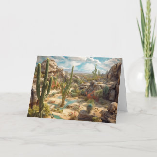 Tarjeta De Agradecimiento El suroeste dice "Gracias"