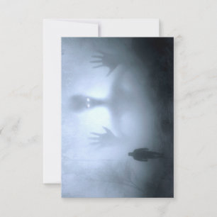 Tarjeta De Agradecimiento El susto de Halloween