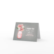 El tarro de albañil pintado rosa lindo le agradece