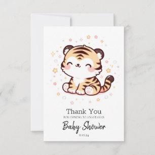 Tarjeta De Agradecimiento El tigre encantado