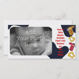 Tarjeta De Agradecimiento El vaquero del Hoedown del Hootenanny temático le