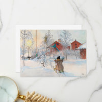 El yard y el lavadero de Carl Larsson